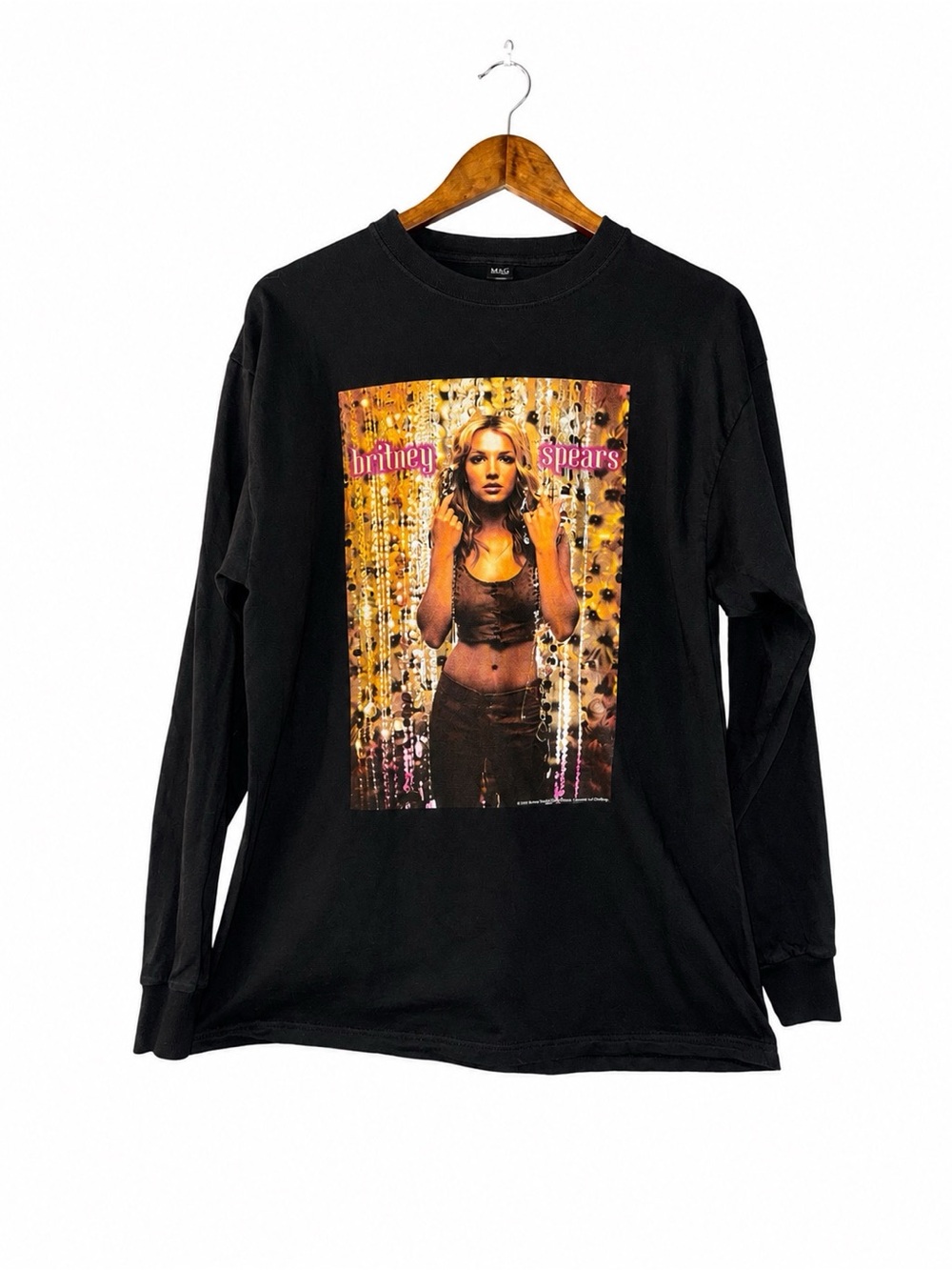 Britney Spears Graphic Long Sleeve Tee - Black